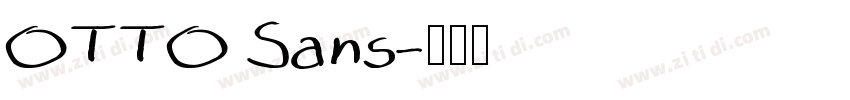 OTTO Sans字体转换